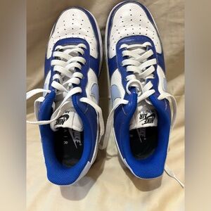 Nike Air Force 1 Low White Blue DV3892-900 Men’s Athletic Sneakers Leather